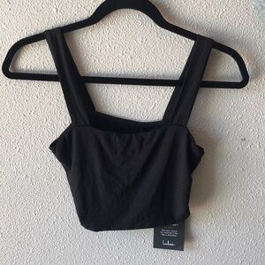 Lulus Black Crop Tank Top size small